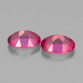 Achetez naturel ct rouge topaze mystique gems, coupe ovale, en provenance brésil chez gemselect. en stock, livraison internationale!