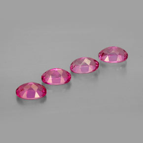 Achetez naturel ct rouge topaze mystique gems, coupe ovale, en provenance brésil chez gemselect. en stock, livraison internationale!
