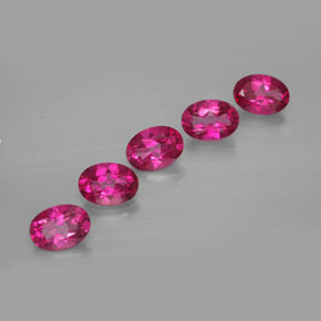 Achetez naturel ct rouge topaze mystique gems, coupe ovale, en provenance brésil chez gemselect. en stock, livraison internationale!