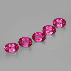 Achetez naturel ct rouge topaze mystique gems, coupe ovale, en provenance brésil chez gemselect. en stock, livraison internationale!