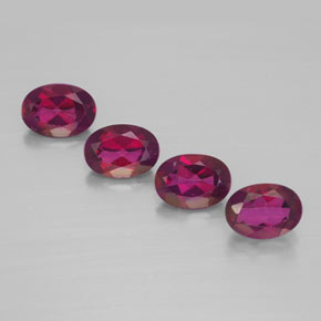 Achetez naturel ct rouge topaze mystique gems, coupe ovale, en provenance brésil chez gemselect. en stock, livraison internationale!