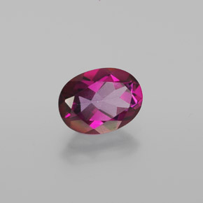 Topaze mystique Rose violacé naturelle Coupe ovale, 1.47 ct, VVS-VS