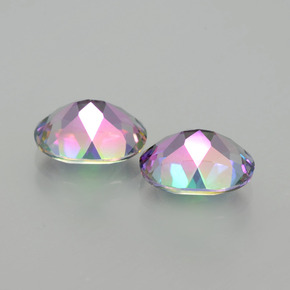 Achetez naturel ct multicolore topaze mystique gems, coupe ovale, en provenance brésil chez gemselect. en stock, livraison internationale!
