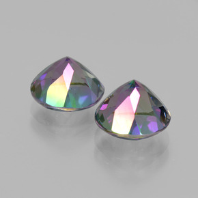 Achetez naturel ct Arc en ciel Topaze mystique gems, Coupe roude, En provenance Brésil chez GemSelect. En stock, livraison internationale!