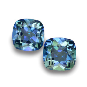 Achetez naturel ct multicolore topaze mystique gems, coupe coussin, en provenance brésil chez gemselect. en stock, livraison internationale!