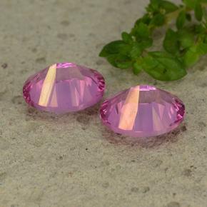 Achetez naturel 4.41ct Rose foncé Topaze mystique gems, Coupe ovale, En provenance Brésil chez GemSelect. En stock, livraison internationale!