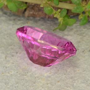 Topaze mystique rose naturelle coupe ovale, 2,24 ct, VS-SI