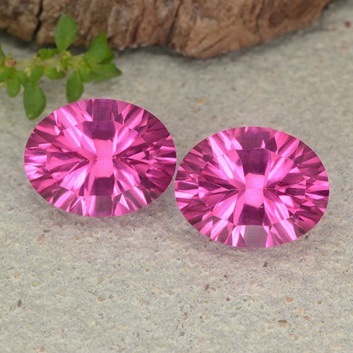 Achetez naturel 4,72ct rose topaze mystique gems, coupe ovale, en provenance brésil chez gemselect. en stock, livraison internationale!