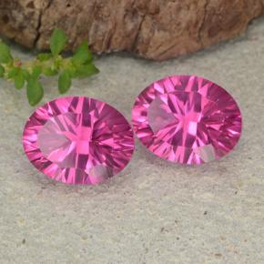 Achetez naturel 4,72ct rose topaze mystique gems, coupe ovale, en provenance brésil chez gemselect. en stock, livraison internationale!