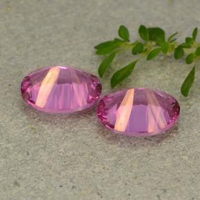 Achetez naturel 4,43ct rose foncé topaze mystique gems, coupe ovale, en provenance brésil chez gemselect. en stock, livraison internationale!