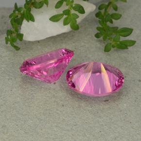 Achetez naturel 10.82ct Magenta profond Topaze mystique gems, Coupe ovale, En provenance Brésil chez GemSelect. En stock, livraison internationale!