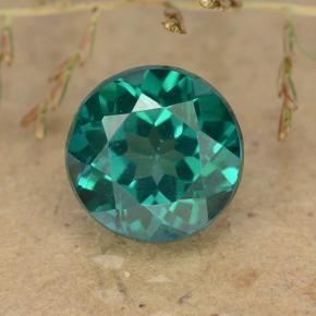 Topaze mystique Bleu vert naturelle Coupe roude, 1.65 ct, VVS-VS