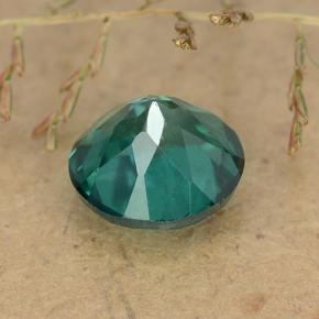 Topaze mystique Bleu vert naturelle Coupe roude, 1.65 ct, VVS-VS