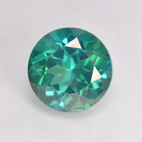 Topaze mystique Vert bleuâtre naturelle Coupe roude, 2.58 ct, VS