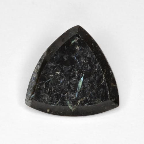 Nuummite Multicolore naturelle Trillion, 3.19 ct, Opaque