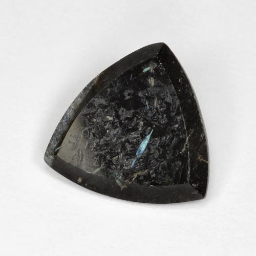 Nuummite Multicolore naturelle Trillion, 3.19 ct, Opaque