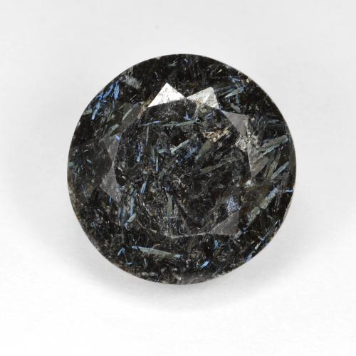 Nuummite multicolore naturelle coupe roude, 19,72 ct, opaque