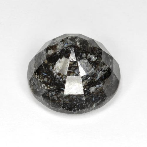 Nuummite multicolore naturelle coupe roude, 19,72 ct, opaque
