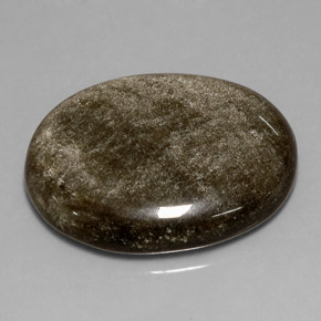 Obsidienne Éclat d'Or naturelle Coupe ovale, 23.77 ct, Opaque