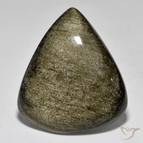 22.72ct Naturel Multicolore Obsidienne, En forme de poire, Opaque