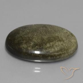 Obsidienne Multicolore naturelle ovale, 38.14 ct, Opaque