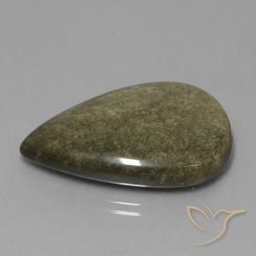 Obsidienne Multicolore naturelle En forme de poire, 30.31 ct, Opaque