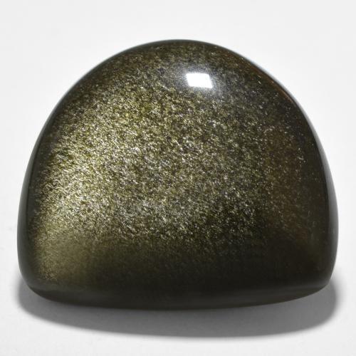 Obsidienne Noir multicolore naturelle Forme fantaisie, 27.49 ct, Opaque