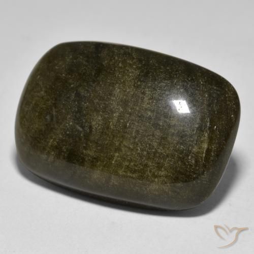 Obsidienne Multicolore naturelle Coussin, 30.70 ct, Opaque