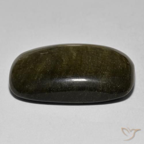 Obsidienne Multicolore naturelle Coussin, 30.70 ct, Opaque