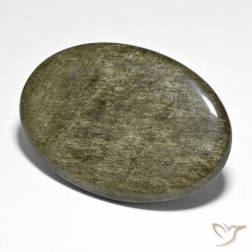 41.28ct Naturel Multicolore Obsidienne, ovale, Opaque