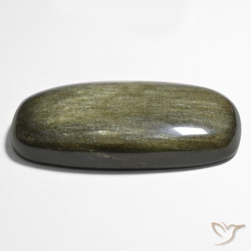 Obsidienne Multicolore naturelle Coussin, 57.10 ct, Opaque