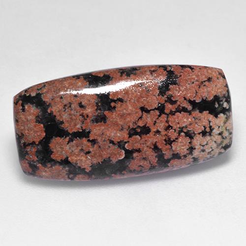 Obsidienne multicolore naturelle coupe coussin, 8,20 ct, opaque