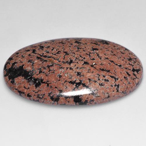 Obsidienne Multicolore naturelle Coupe ovale, 26.36 ct, Opaque