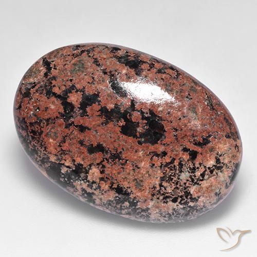 Obsidienne Multicolore naturelle ovale, 29.15 ct, Opaque