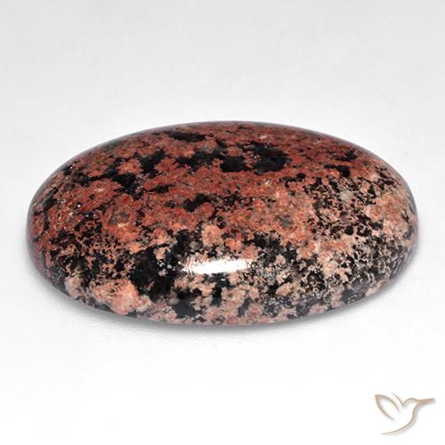 Obsidienne Multicolore naturelle ovale, 29.15 ct, Opaque