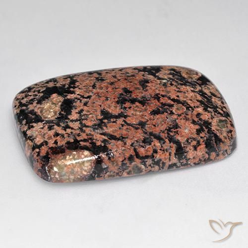 Obsidienne Multicolore naturelle Coussin, 36.16 ct, Opaque