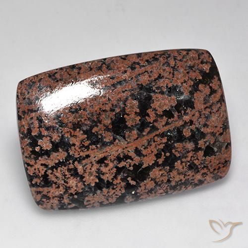 Obsidienne Multicolore naturelle Coussin, 32.13 ct, Opaque