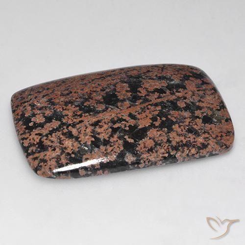 Obsidienne Multicolore naturelle Coussin, 32.13 ct, Opaque