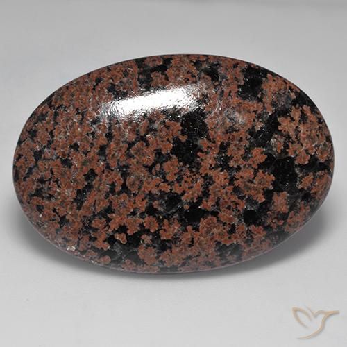 32.65ct Naturel Multicolore Obsidienne, ovale, Opaque