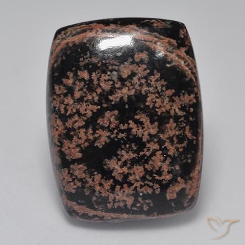 19.55ct Naturel Multicolore Obsidienne, Coussin, Opaque