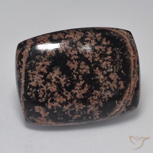 Obsidienne Multicolore naturelle Coussin, 19.55 ct, Opaque