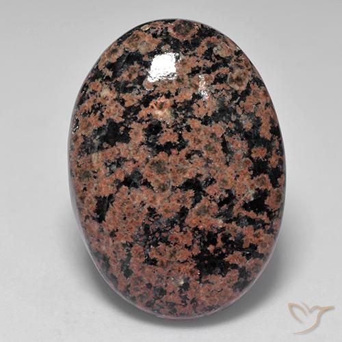 29.76ct Naturel Multicolore Obsidienne, ovale, Opaque