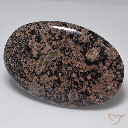 Obsidienne Multicolore naturelle ovale, 34.17 ct, Opaque