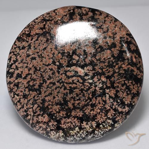 Obsidienne Multicolore naturelle Coupe roude, 58.60 ct, Opaque