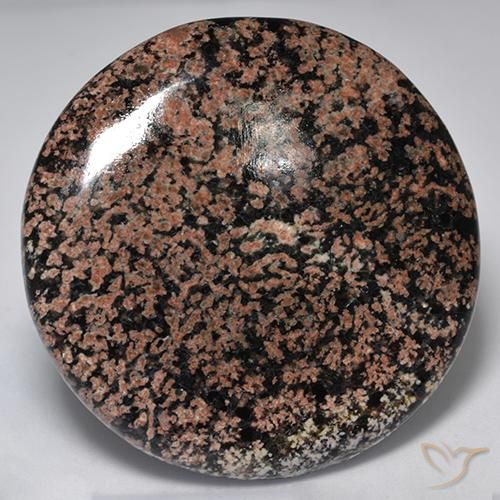 Obsidienne Multicolore naturelle Coupe roude, 58.60 ct, Opaque