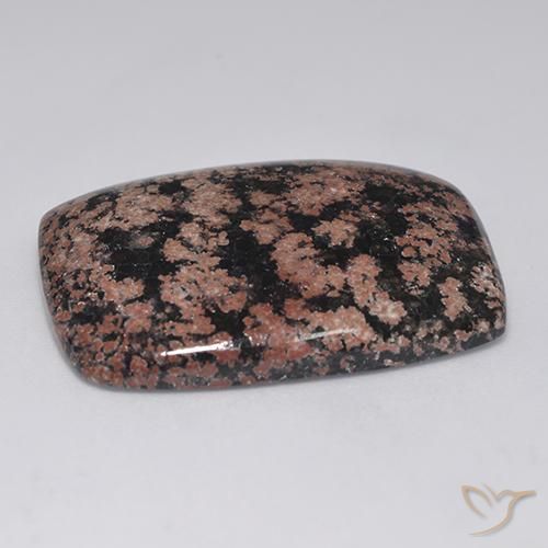 Obsidienne Multicolore naturelle Coussin, 27.42 ct, Opaque