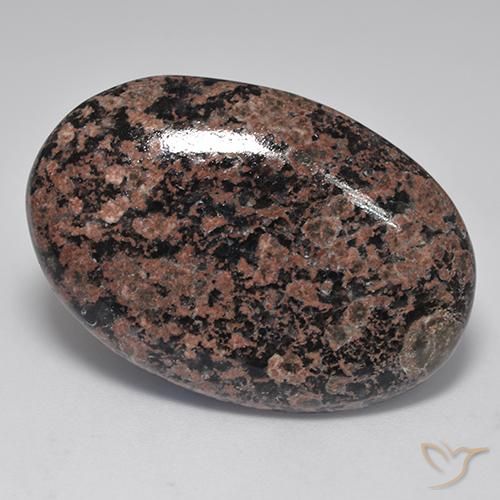 Obsidienne Multicolore naturelle ovale, 24.91 ct, Opaque