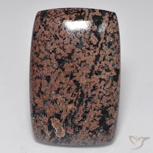 Obsidienne Multicolore naturelle Coussin, 28.85 ct, Opaque