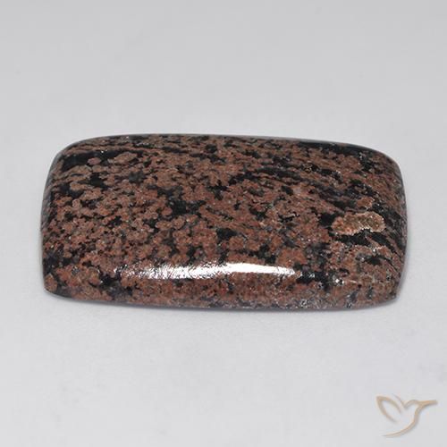 Obsidienne Multicolore naturelle Coussin, 28.85 ct, Opaque