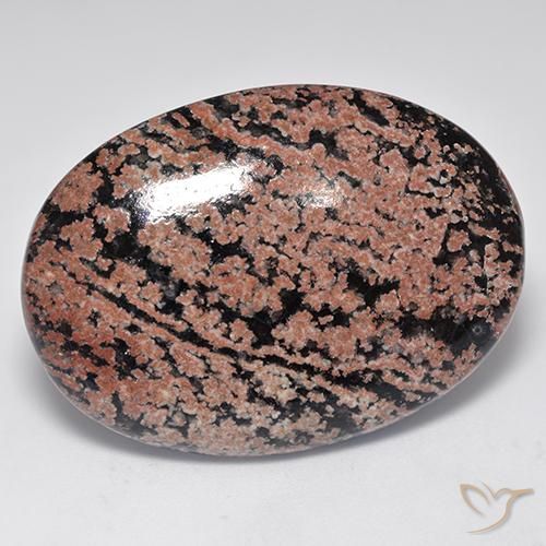 Obsidienne Multicolore naturelle Coupe ovale, 37.85 ct, Opaque